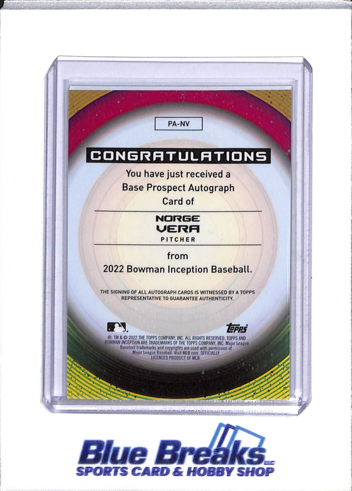 2022 Topps - Bowman - Inception - Wes Kath - Auto - 158/250 - Erick Hernandez - Auto - 40/99 - Norge Vera - Auto - 51/75 - Wilfred Veras - 34/50 - Baseball - White Sox