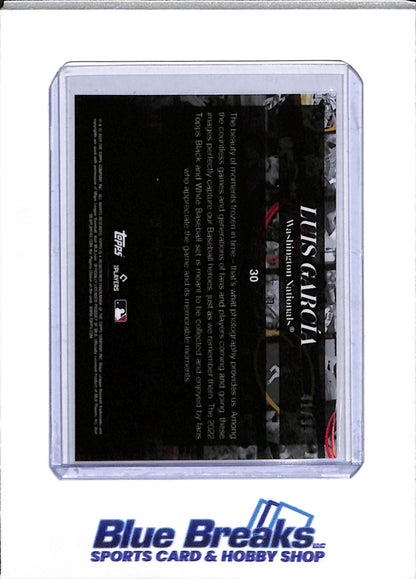 2022 Topps - Negative - Luis Garcia - 41/99 - #30 - Baseball - Nationals