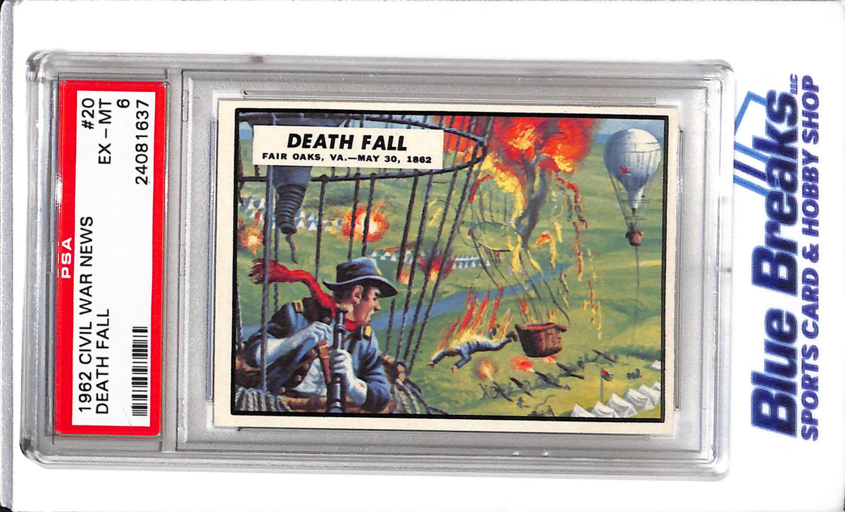 1962 Civil War News - Death Fall - PSA6 - #20