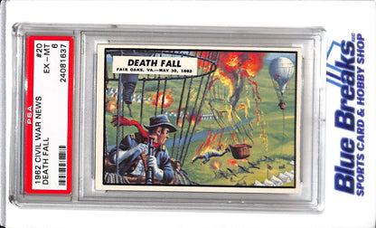 1962 Civil War News - Death Fall - PSA6 - #20