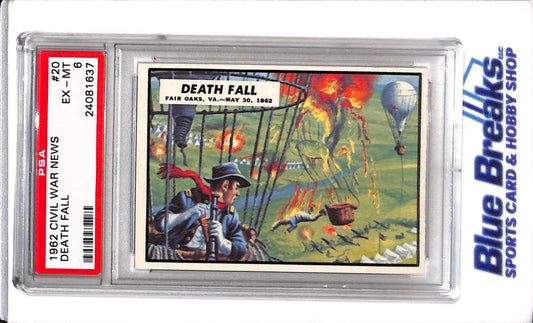 1962 Civil War News - Death Fall - PSA6 - #20