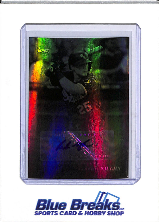 2022 Topps - Negative Refractor - Auto - Andrew Vaughn - 3/5 - #3A - Baseball - White Sox