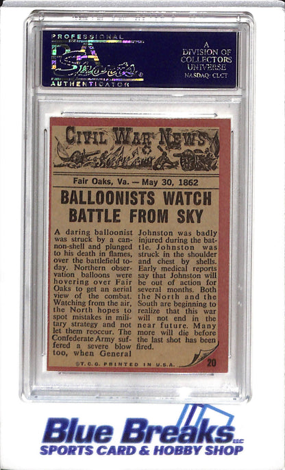 1962 Civil War News - Death Fall - PSA6 - #20