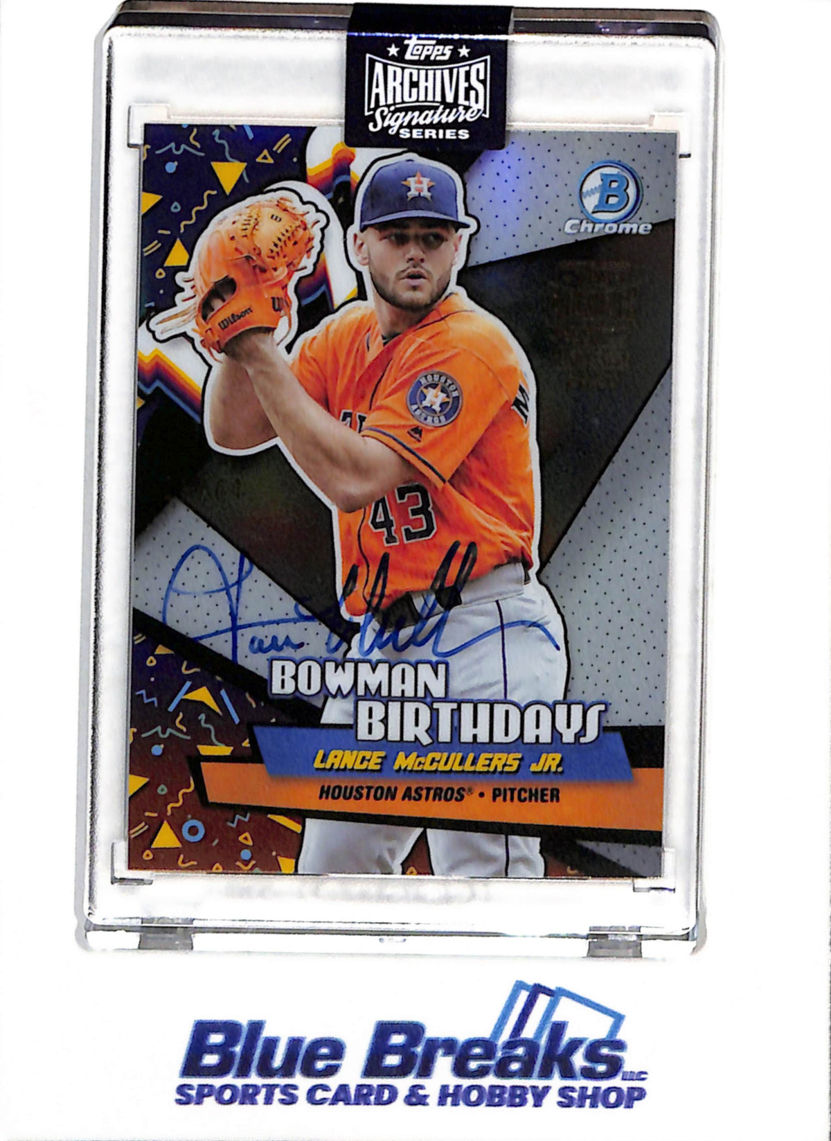 2020 Topps - Bowman Chrome - Archives Signature Series - Auto - Lance McCullers Jr - 11/44 - #BB-LM - Baseball - Astros