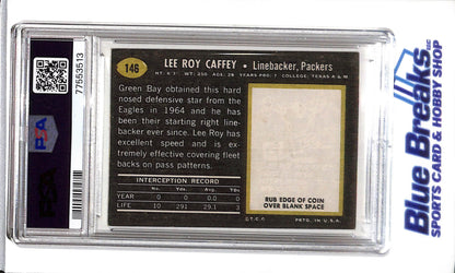 1969 Topps - Auto - Lee Roy Caffey - PSA Authentic - #146 - Football - Packers