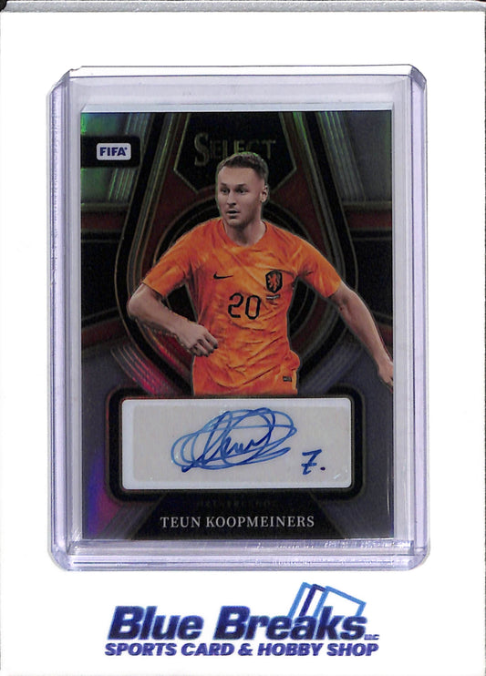 2022-23 Panini - Select FIFA - Refractor Auto - Teun Koopmeiners - #SS-TKO - Soccer - Netherlands - drop