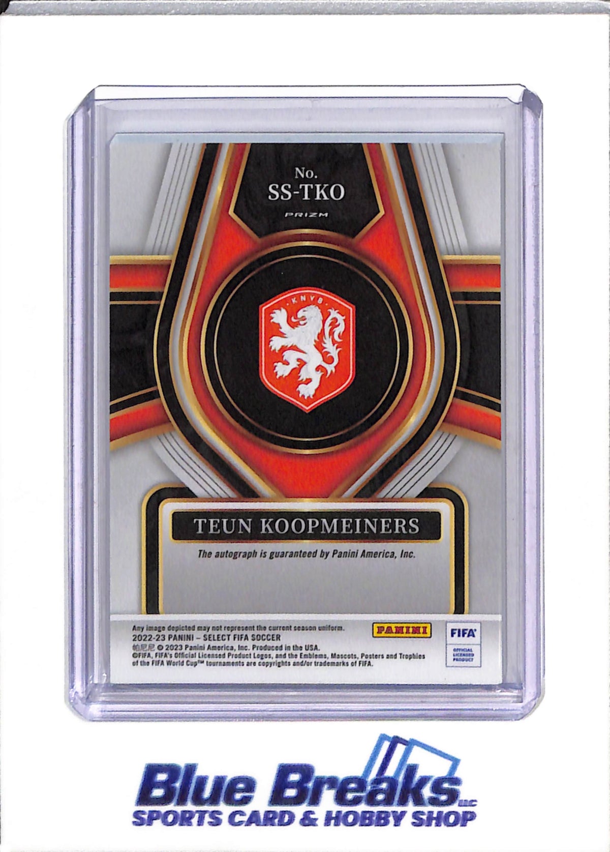 2022-23 Panini - Select FIFA - Refractor Auto - Teun Koopmeiners - #SS-TKO - Soccer - Netherlands