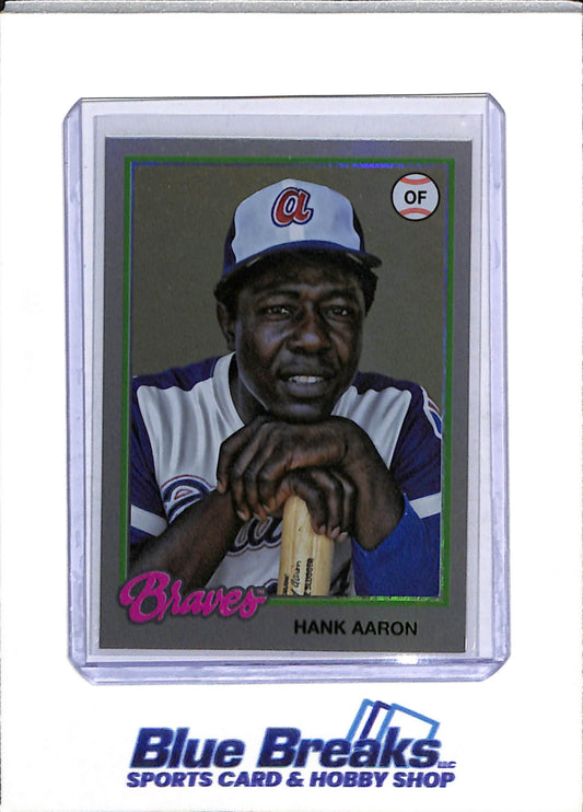 2022 Topps - 1978 Variation - Hank Aaron - 62/99 - #173 - Baseball - Braves