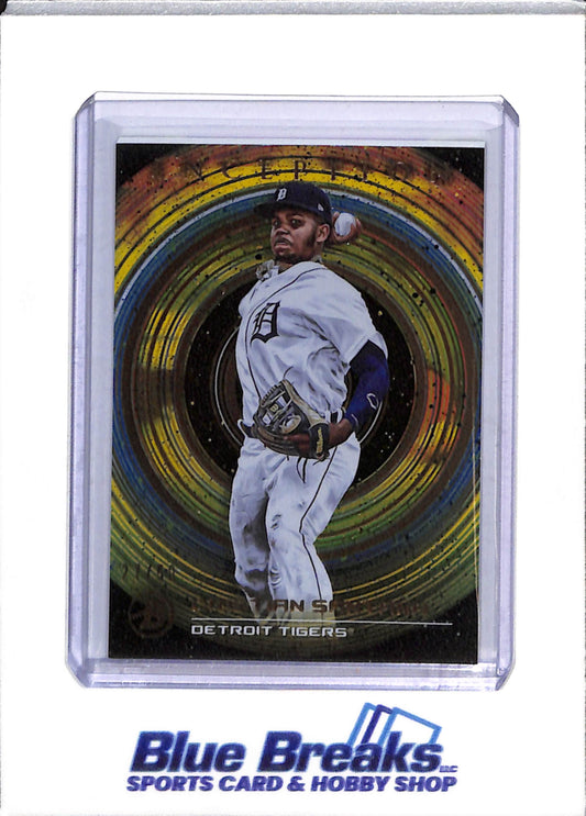 2022 Topps - Bowman - Inception - Christian Santana - 27/50, 65/99 & 26/99 - #46 - Baseball - Tigers