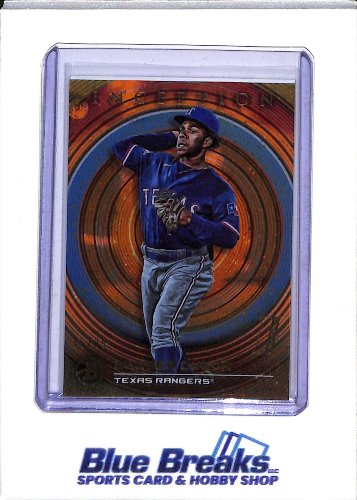 2022 Topps - Bowman - Inception - Danyer Cueva - 15/25 - #82 - Yeison Morrobel - 20/50 - #78 - Anthony Gutierrez - 28/75 - #87 - Baseball - Rangers