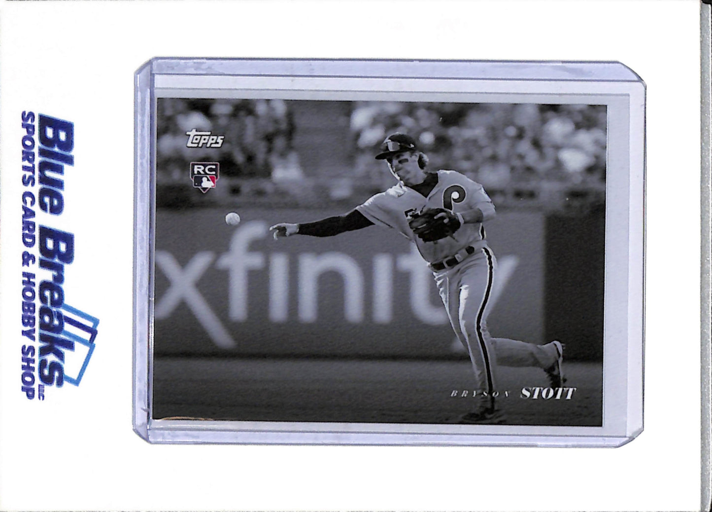 2022 Topps - Black & White - Rookie Card - Bryson Stott - #93 - Baseball - Phillies