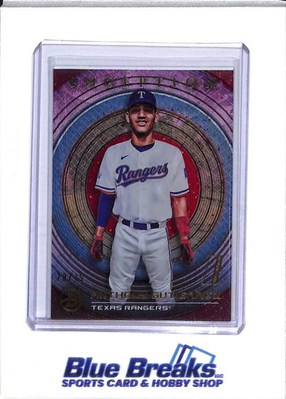 2022 Topps - Bowman - Inception - Danyer Cueva - 15/25 - #82 - Yeison Morrobel - 20/50 - #78 - Anthony Gutierrez - 28/75 - #87 - Baseball - Rangers
