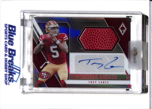 2021 Panini - Rising Rookie - Relic - Auto - Trey Lance - 45/75 - #RMS-TLA - Football - 49ers