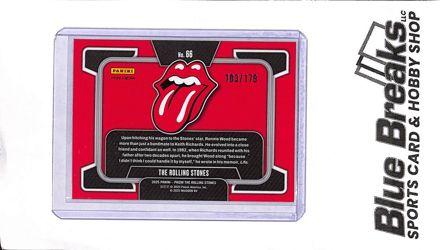 2025 Prizm Rolling Stones - The Rolling Stones - #66 - Checkerboard 103/179 - Music