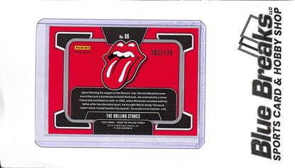 2025 Prizm Rolling Stones - The Rolling Stones - #66 - Checkerboard 103/179 - Music
