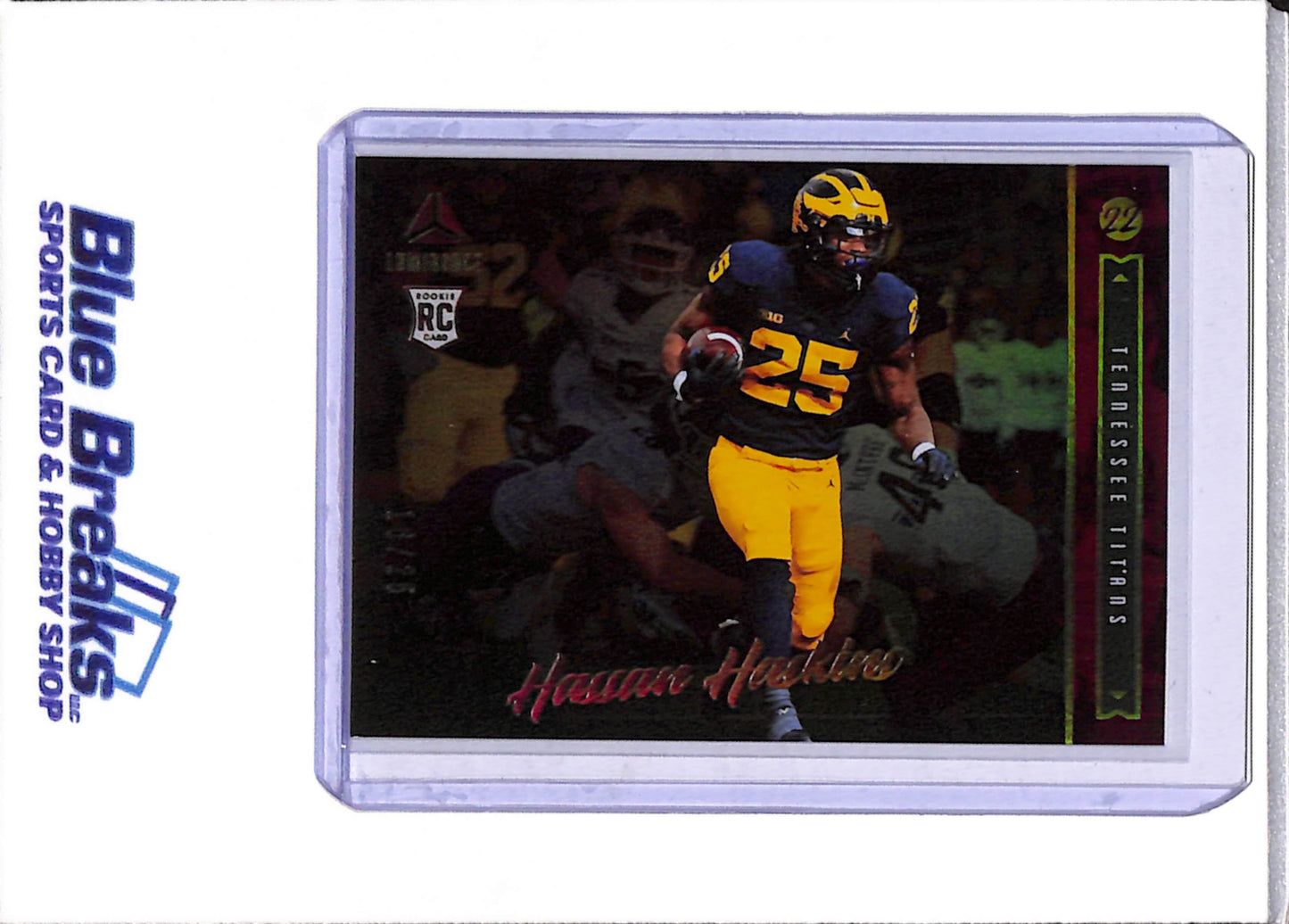 2022 Panini - Luminance - Red Parallel - Hassan Haskins - 16/25 - #186 - Football - Titans