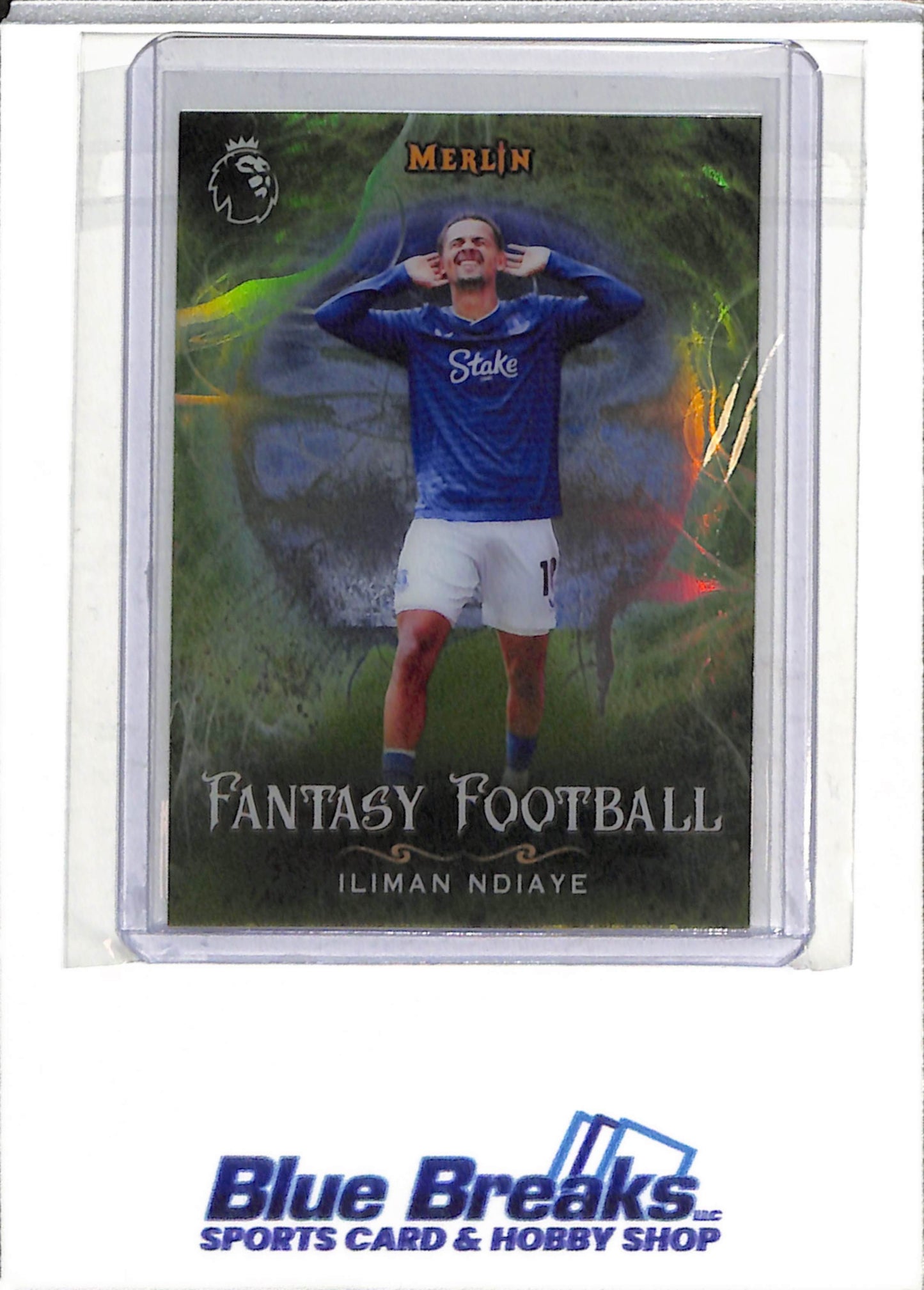 2026 Topps - Merlin - Premier League - Fantasy Football - Iliman Ndiaye - #FF-17 - Soccer - Everton - drop
