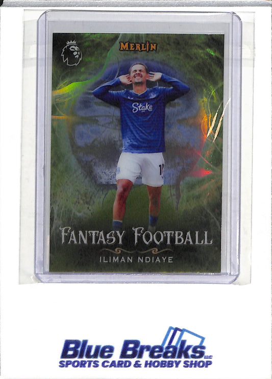 2026 Topps - Merlin - Premier League - Fantasy Football - Iliman Ndiaye - #FF-17 - Soccer - Everton - drop