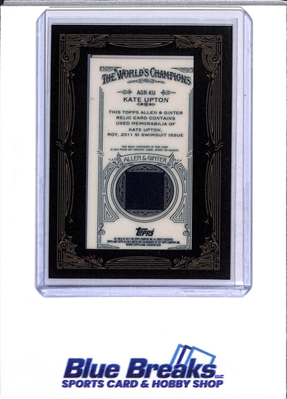2012 Topps - Allen & Ginter - Mini Framed Relic - Kate Upton - #AGR-KU - Entertainment