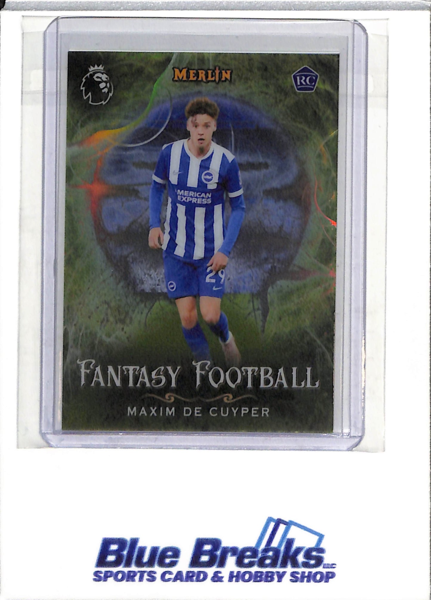 2026 Topps - Merlin - Rookie Card - Fantasy Football - Maxim De Cuyper - #FF-10 - Soccer - Brighton & Hove Albion - drop
