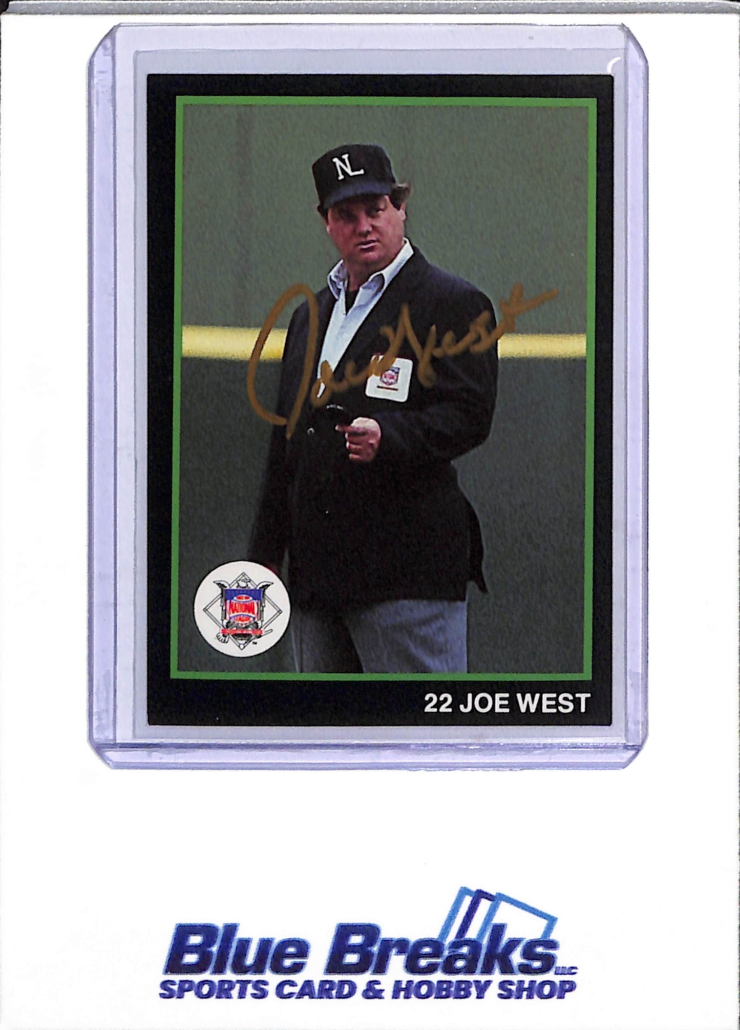 Major League Umpires Association - Auto - Joe West - #36 - Baseball