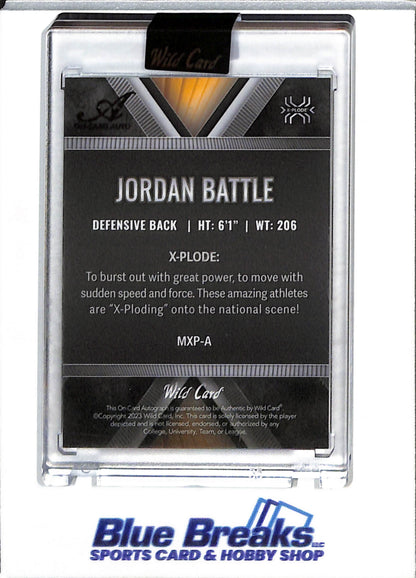 2023 Wild Card - Matte - Chase - Auto - Jordan Battle - 1/1 - #MXP-A - Football - Bengals