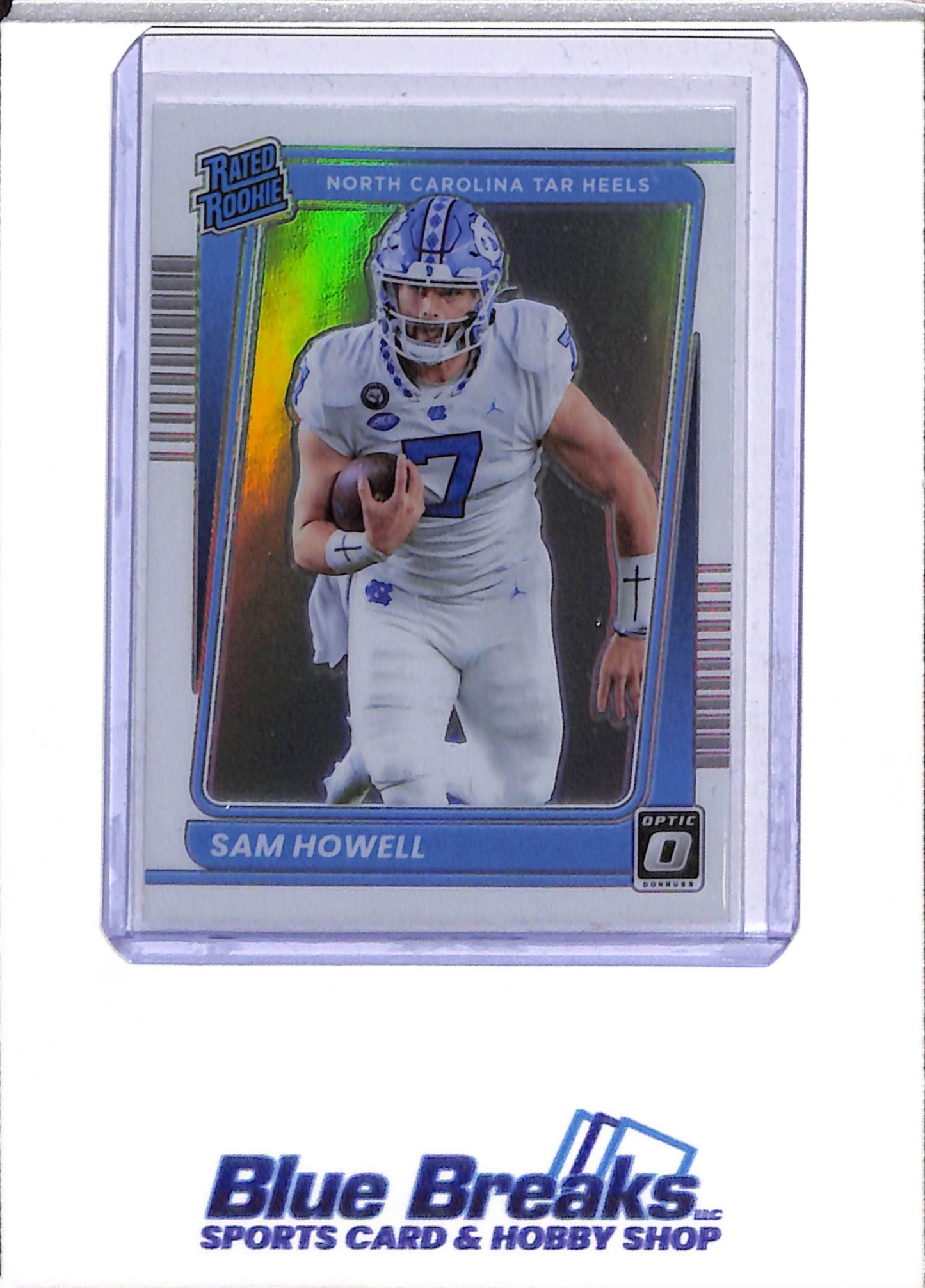 2022 Panini - Chronicles - Donruss Optic - Draft Picks - Holo - Prizm - Sam Howell - #17 - Football - Cowboys - drop