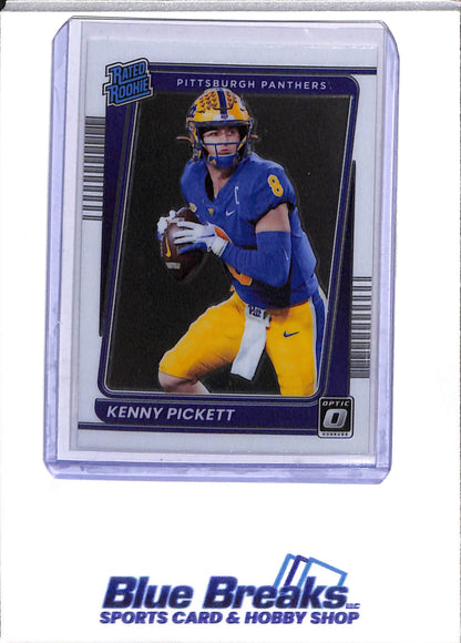 2022 Panini - Chronicles - Donruss Optic - Draft Picks - Kenny Pickett - #7 - Football - Steelers