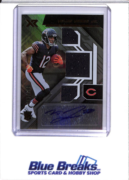 2022 Panini - XR - Rookie Card - Triple Relic - Auto - Velus Jones Jr - 002/199 - #230 - Football - Bears