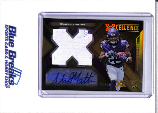 2019 Panini - XR - Xcellence Auto - Relic - Alexander Marrison - 05/10 - #RXC-17 - Football - Vikings - drop
