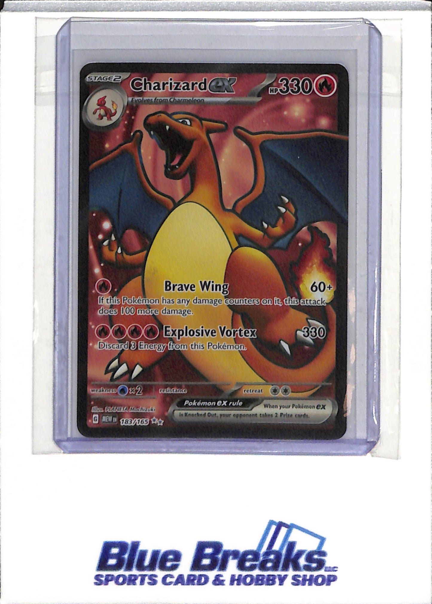 2023 Pokemon - 151 - Special Illustration Foil - Charizard ex - #183/165 - drop
