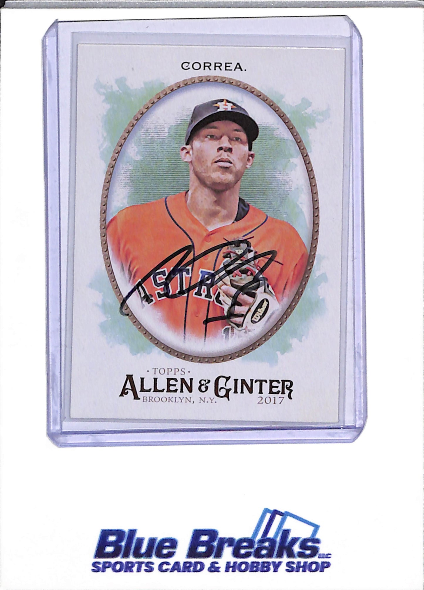 2017 Allen & Ginter - Auto - Carlos Correa - #48 - Baseball - Astros