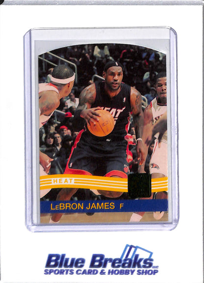 2010 Panini - Donruss - LeBron James - #165 - basketball - Heat - drop
