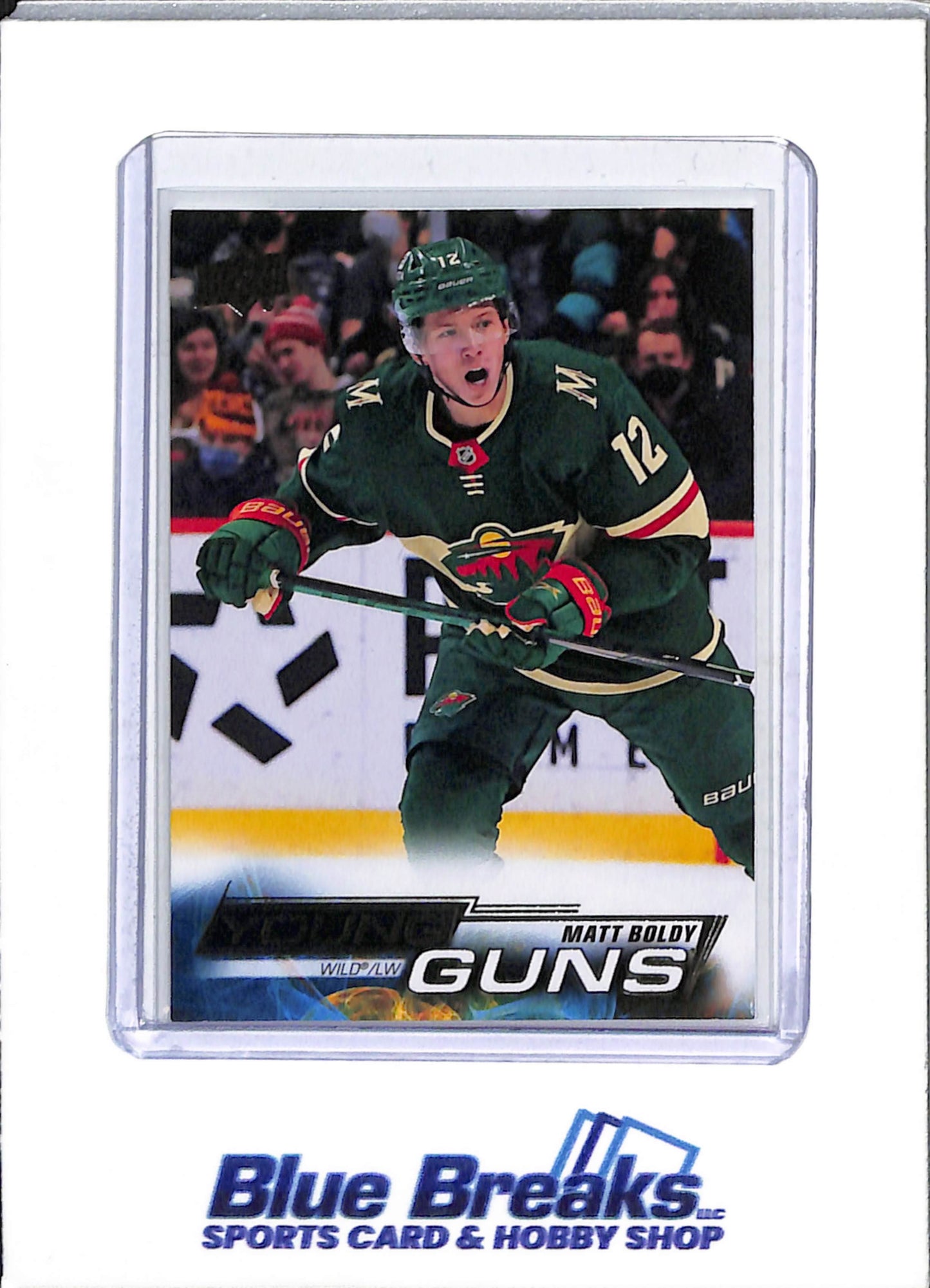 2022-23 Upper Deck - Series 1 - Young Guns - Matt Boldy - #201 - hockey - Wild - drop