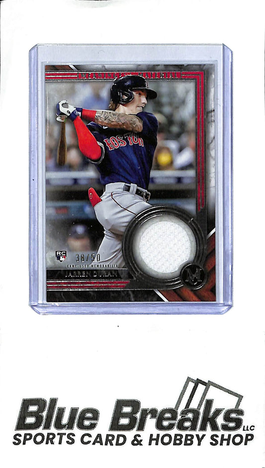 2022 Topps Museum Collection - Meaningful Material Relic - Jarren Duran -38/50 - RC - baseball - Red Sox