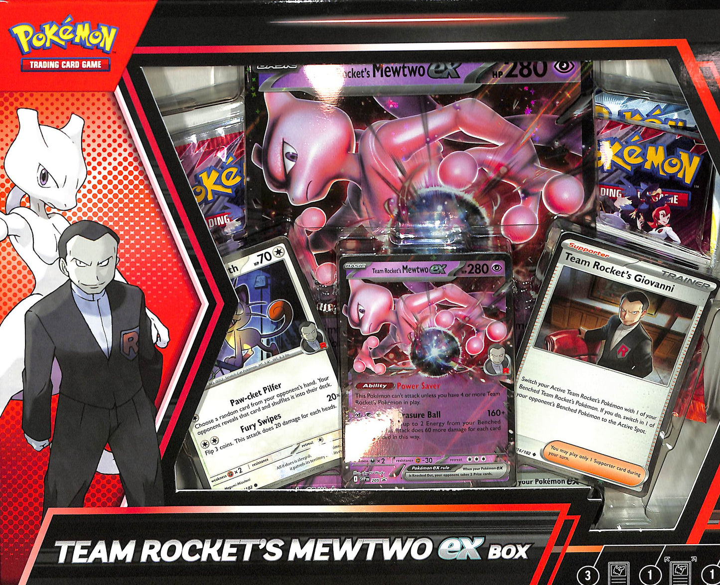 Pokémon - Team Rocket's Mewtwo EX Box - Sealed Wax