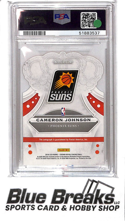 2019 Panini Crown Royale - Cameron Johnson Auto - CR-CJN 38/99 - PSA 10 - Basketball - Suns