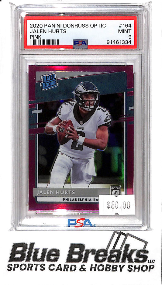 2020 Panini Donruss Optic - Jalen Hurts - #164 Pink - PSA 9 - Football - Eagles
