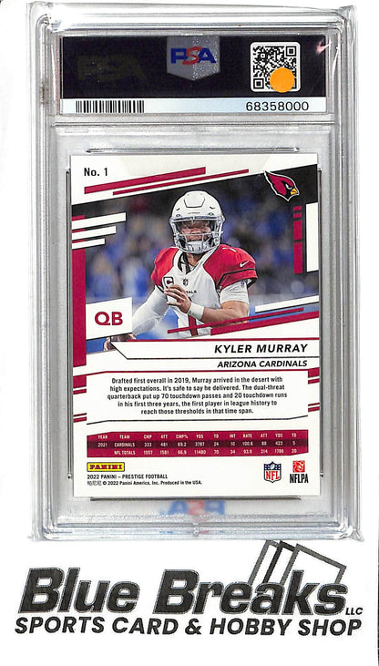 2022 Panini Prestige - Kyler Murray #1 - Pink 33/50 - PSA 9 - Football - Cardinals