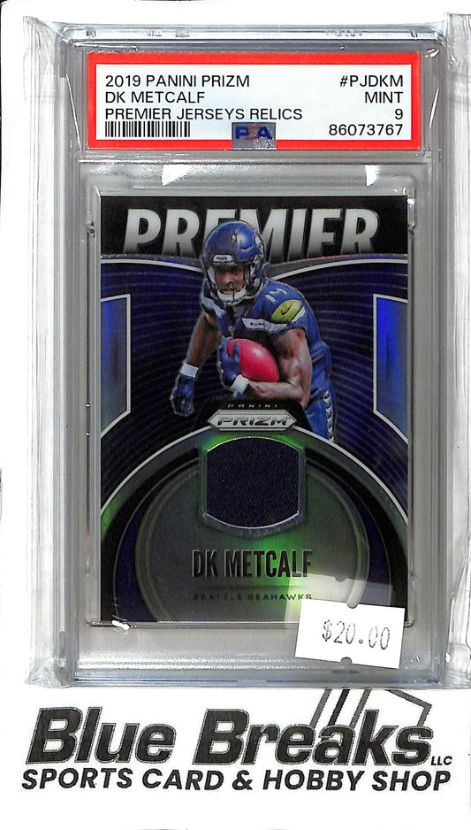 2019 Panini Prizm - DK Metcalf PJ-DKM - Silver Prizm - PSA 9 - Football - Seahawks