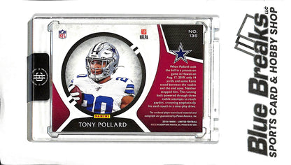 2019 Panini Limited - Tony Pollard RPA - #135 080/249 - Football - Cowboys
