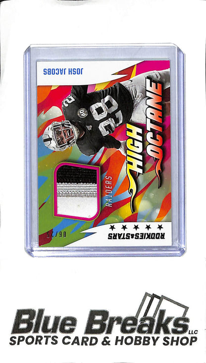 2020 Panini Rookies & Stars - Josh Jacobs - High Octane Relic HM-JJ - 06/25 - Football - Raiders