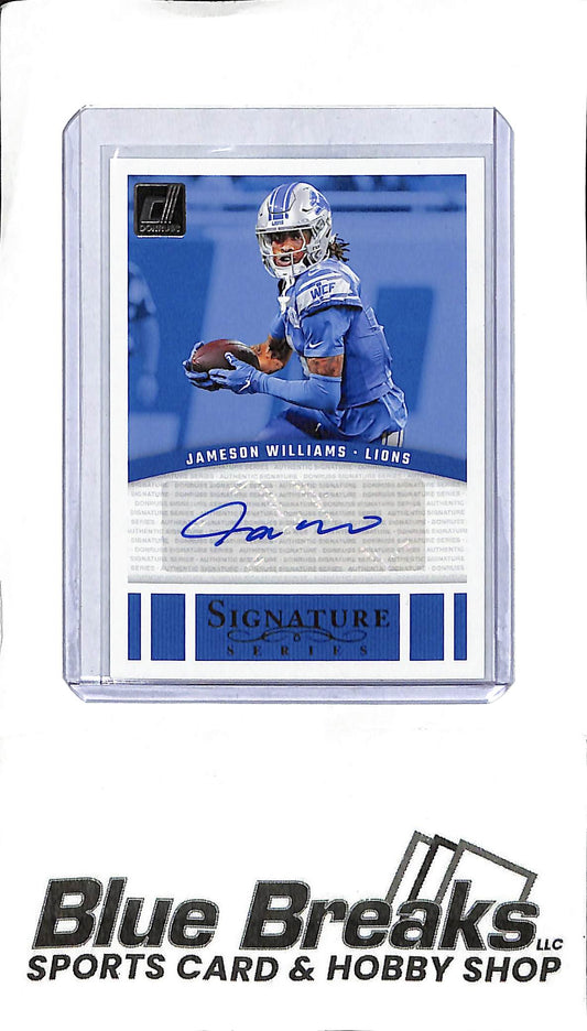 2024 Donruss - Jameson Williams Auto - SSE-JWI - Football - Lions