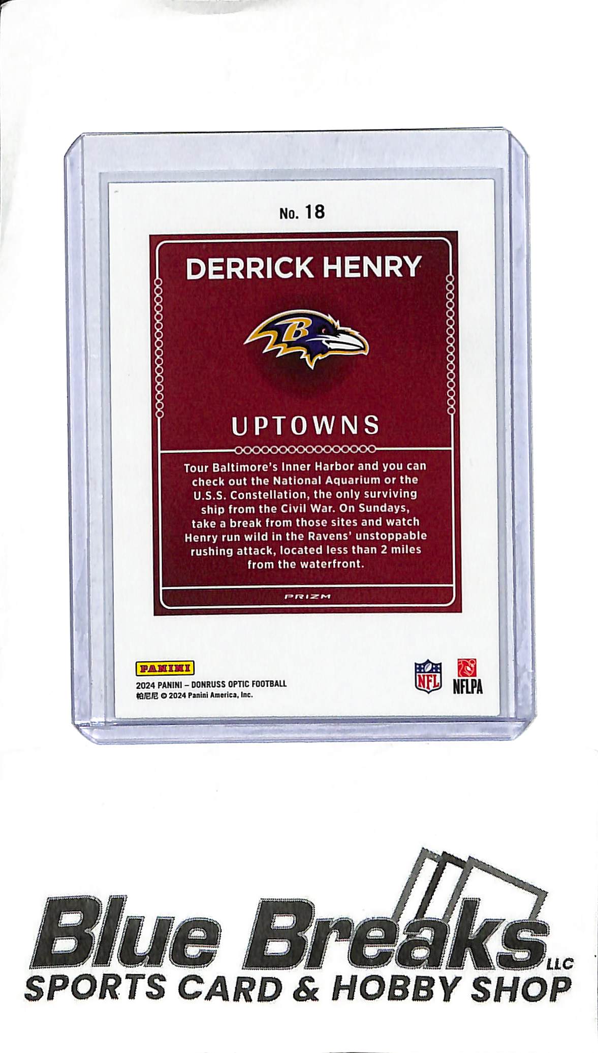 2024 Donruss Optic - Derrick Henry #18 - Uptowns - Football - Ravens