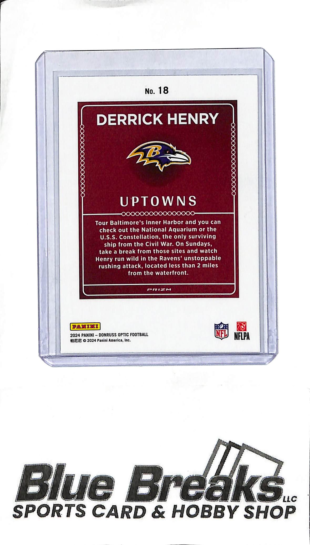 2024 Donruss Optic - Derrick Henry #18 - Uptowns - Football - Ravens