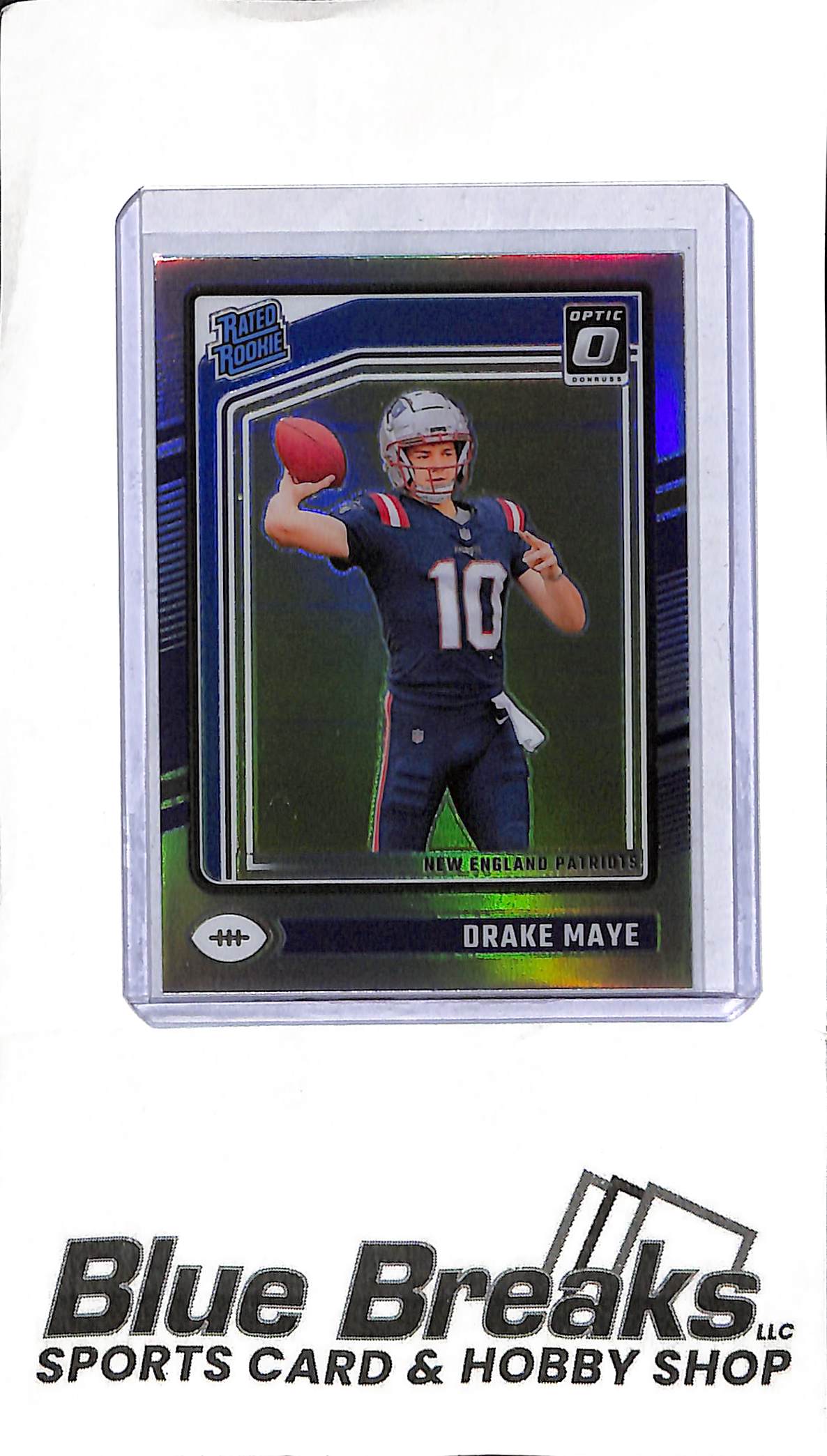 2024 Donruss Optic - Drake Maye - #229 - Silver Holo - Football - Patriots