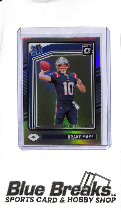 2024 Donruss Optic - Drake Maye - #229 - Silver Holo - Football - Patriots