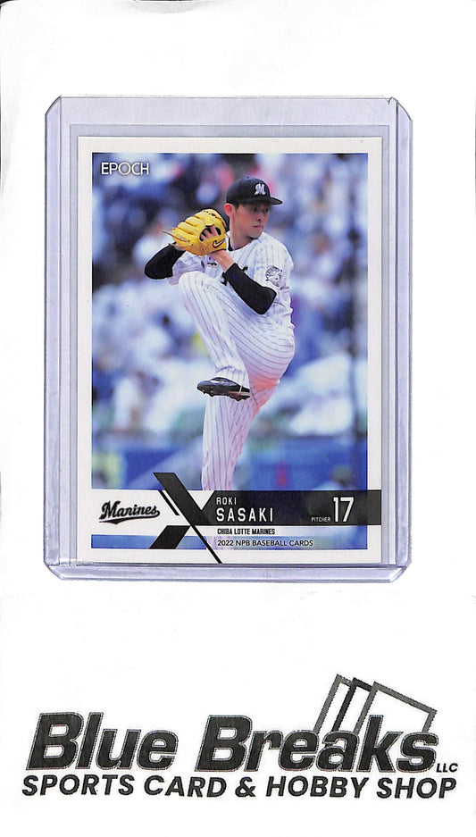 2022 EPOCH - Roki Sasaki #259 - Holo - Baseball - Marines - Dodgers
