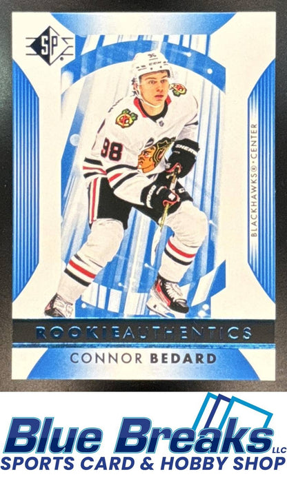 2023-24 SP Retail Blue Connor Bedard [RC] #101 Chicago Blackhawks