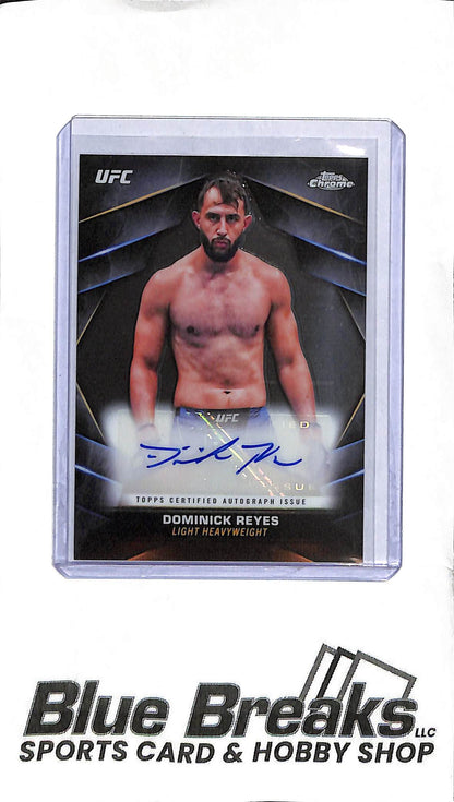 2024 Topps Chrome UFC - Dominick Reyes Auto - CVA-DRE - UFC - Light Heavyweight